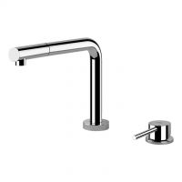 Gessi retractible sink mixer in various finishes Su e Giu 50109