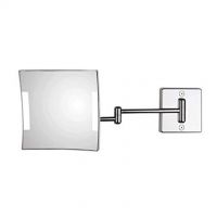 Koh-I-Noor Wall-mounted magnifying mirror with double arm Quadrolo Item: C61/2 KK3
