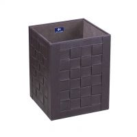 Koh-i-noor eco-leather hamper with interior bag 22xh28 cm Intrecci 2903DB