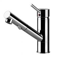 Gessi sink mixer with extractable handshower Cary 17173