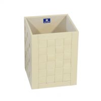 KOH-I-NOOR porta biancheria ecopelle con sacca interna 22xh28 Intrecci 2903CR