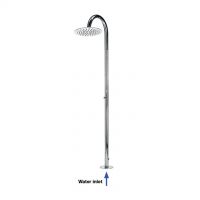 BOSSINI outdoor stainless steel inox AISI 316 shower column Tetis L00685