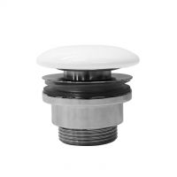 GSI ceramic drain with standard opening white PVC11