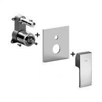 Paffoni external shower set mixer with diverter ELLE ELBOX015