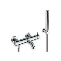 Cristina Exposed single-lever bathtub mixer Tricolore Verde TV 180