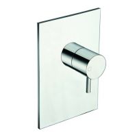 Cristina Rubinetterie Exposed set of single-lever shower mixer Tricolore Verde TV 656