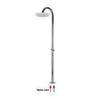 BOSSINI outdoor stainless steel inox AISI 316 shower column Tetis L00391