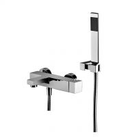 PAFFONI complete external bath/shower mixer with shower set ELLE EL023CR