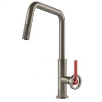 Gessi sink mixer with handshower in various finishes Officine V 60203