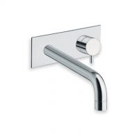 Cristina Rubinetterie Exposed set for basin mixer, L-size, with Up&Down waste Tricolore Verde TV258