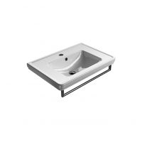 GSI Lavabo con foro troppopieno monoforo 75x50 cm Serie Classic 8787111