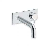 Cristina Rubinetterie Exposed set for basin mixer, regular size, without waste Tricolore Verde TV956