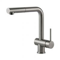 Gessi miscelatore con doccetta estraibile acciaio inox Acciaio 60498