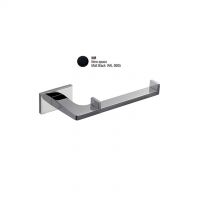 Colombo paper holder matt black Look B1608 NM