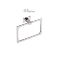 Colombo ring towel holder matt black Look B1612 NM