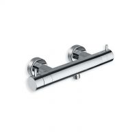 Cristina Exposed thermostatic shower mixer Tricolore Verde TV 451