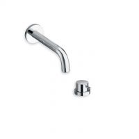 Cristina Basin mixer, regular size, with Up&Down waste Tricolore Verde TV 265