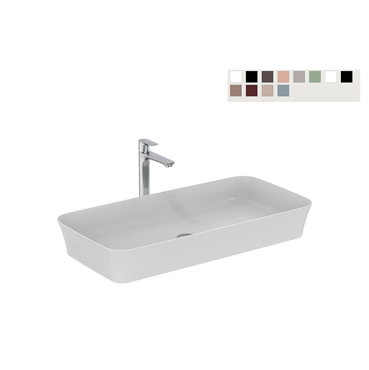 Ideal Standard Lavabo ultrasottile 800x400 mm da appoggio Serie Iplalyss