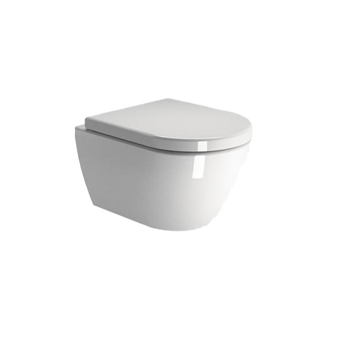 GSI WC installazione a sospensione con fissaggi dal basso 50x36 cm Pura 881811