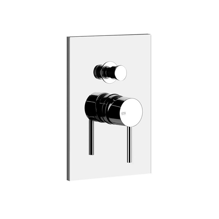 Gessi Miscelatore monocomando ad incasso a due uscite Serie Via Tortona 44664 CR
