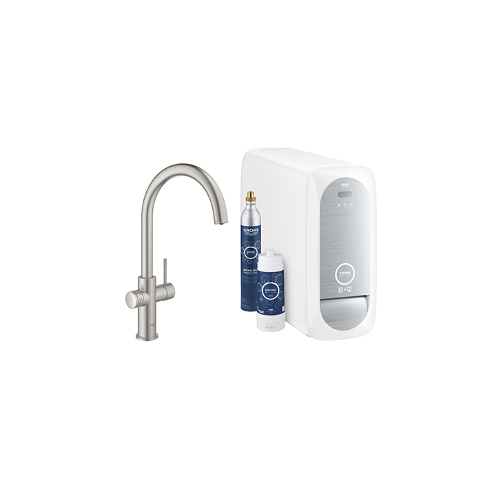 Grohe Blue Home mix lavello monocom. sistema filtrante 3 tipi di acqua 31455 DC1