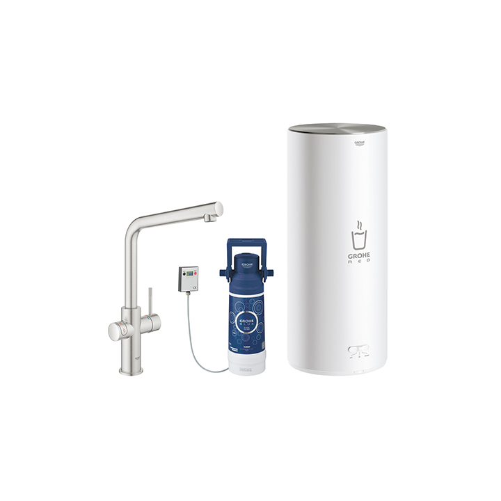 Grohe Red mix lavello monocom. Boiler acqua bollente istant. taglia M 30327 DC1