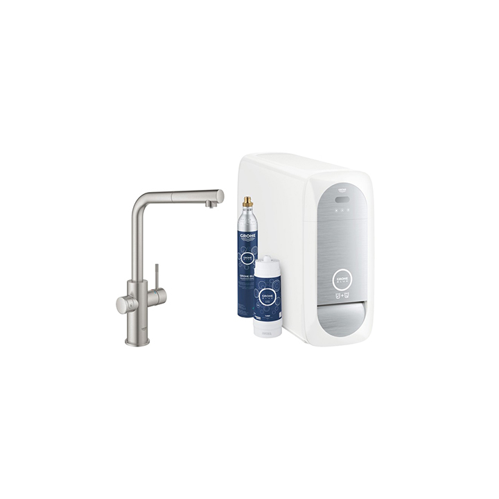 Grohe Blue Home miscelatore lavello con sistema filtrante 3 tipi acqua 31539DC0