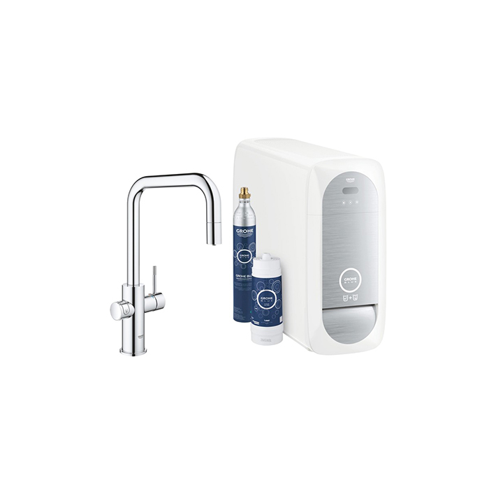 Grohe Blue Home mix lavello monocom. sistema filtrante 3 tipi di acqua 31543 000