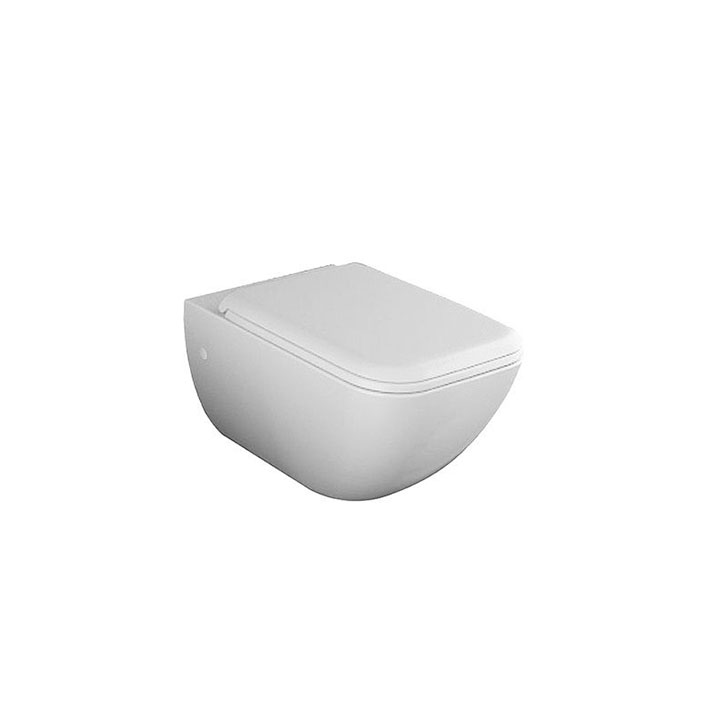 Cielo WC sospeso senza brida completo di fissaggi Serie Shui Comfort SHCOVSK