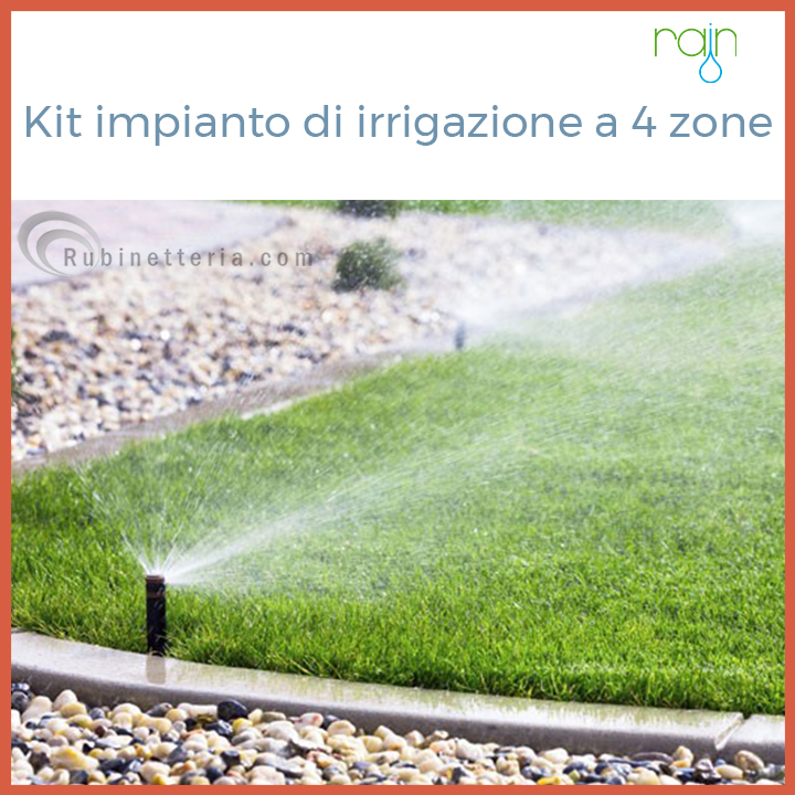 Kit Sistema di Irrigazione a 4 zone