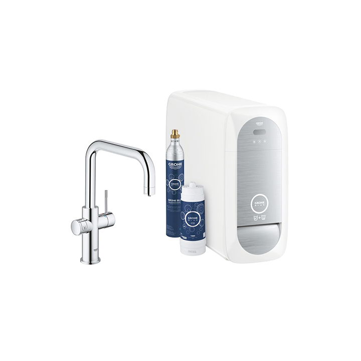 Grohe Blue Home mix lavello monocom. sistema filtrante 3 tipi di acqua 31456 001