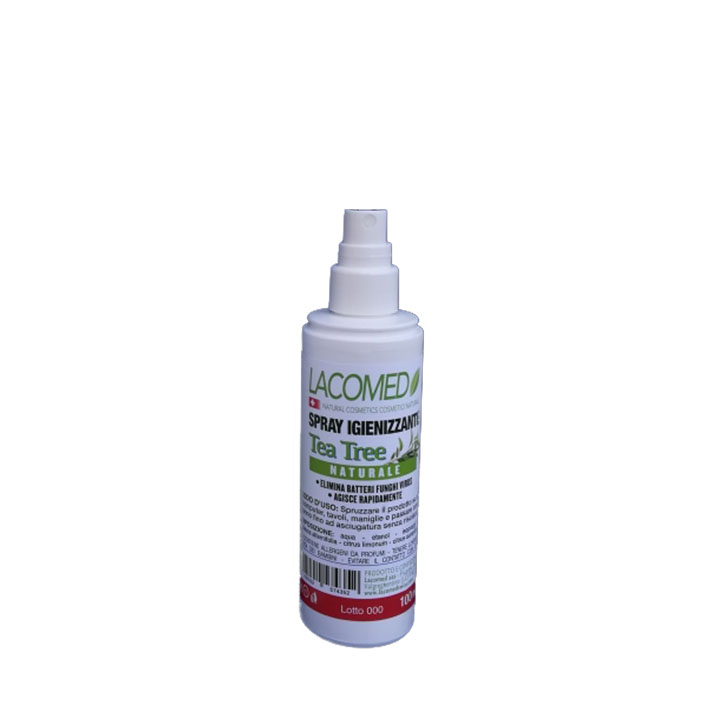 Lacomed spray igienizzante mani e superfici naturale al Tea Tree 100 ml 150055