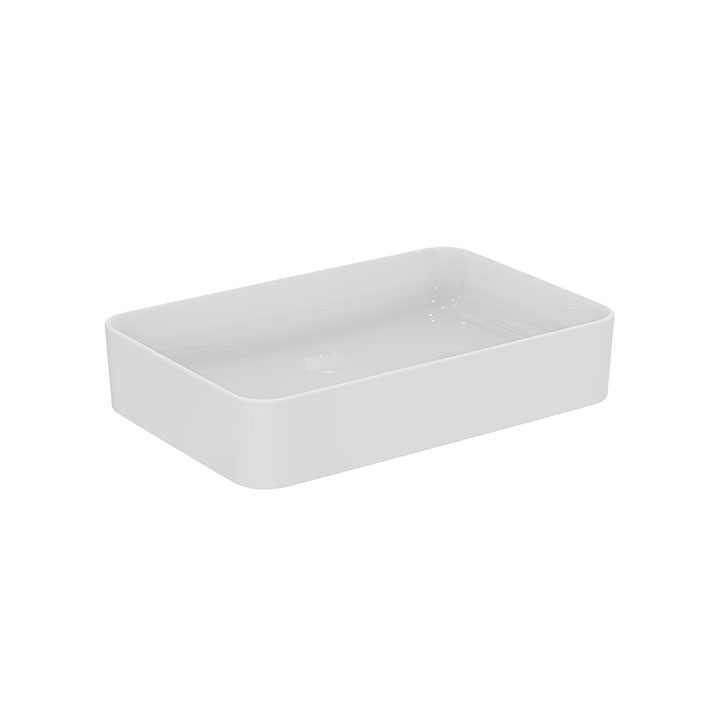 Ideal Standard Lavabo Rettangolare 600x450 mm da appoggio Serie Conca T369801 