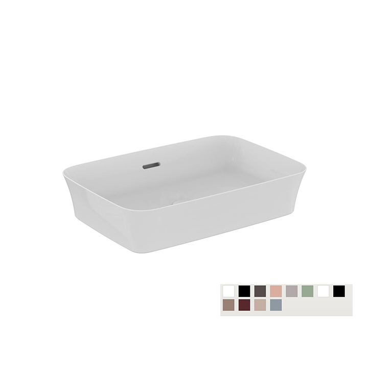 Ideal Standard Lavabo ultrasottile 550x380 mm da appoggio Serie Iplalyss