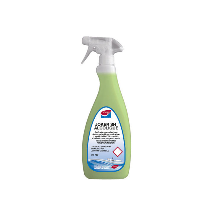 Socaf Jocker Detergente Sanificante alcolico da 750 ml