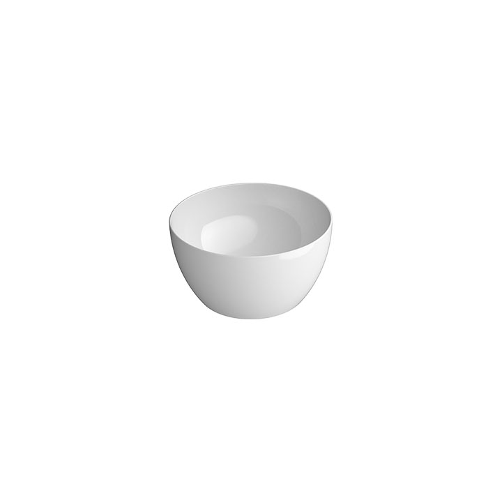 GSI lavabo senza foro troppopieno da appoggio 42 cm bianco Pura 885211