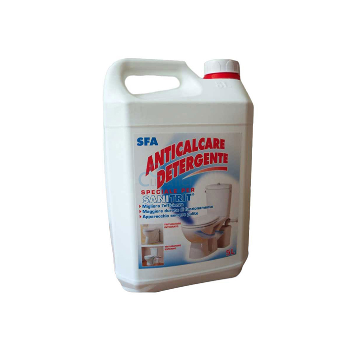 SFA Liquido anticalcare  per sanitari in tanica da 5 lt Linea Sanitrit