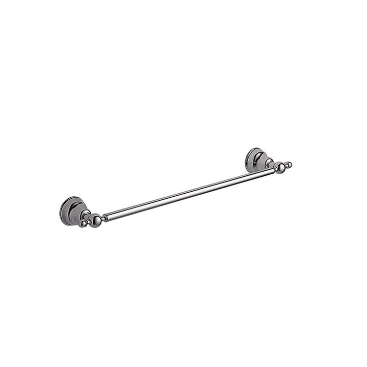 Porta Salviette Fisso A Muro 1 Barra Serie 25 Cromo Lucido L 45 Cm 36666322 P