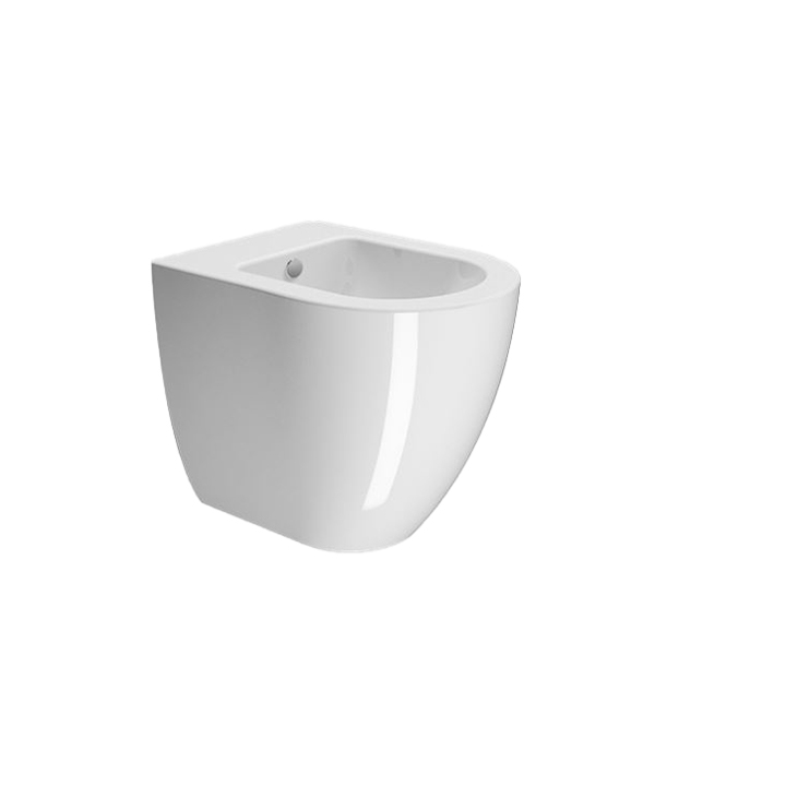 GSI bidet monoforo con foro troppopieno 50x36 cm Pura 8869111