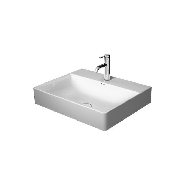 Duravit lavabo senza troppopieno DuraSquare 60x47cm 2353600014