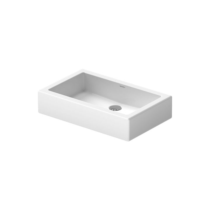 Duravit lavabo da appoggio senza troppopieno Vero 60x38cm 0455600000