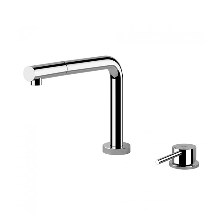 Gessi miscelatore abbattibile con doccetta in varie finiture Su e Giu 50109