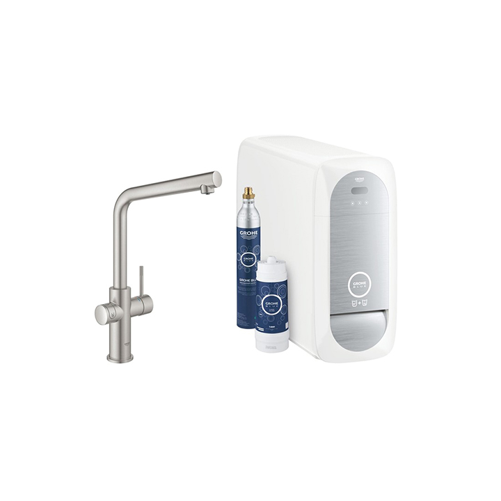 Grohe Blue Home mix lavello monocom. sistema filtrante 3 tipi di acqua 31454 DC1