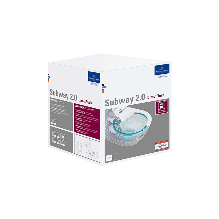 Villeroy&Boch Pacchetto Combinato Wc Serie Subway 2.0 5614R201