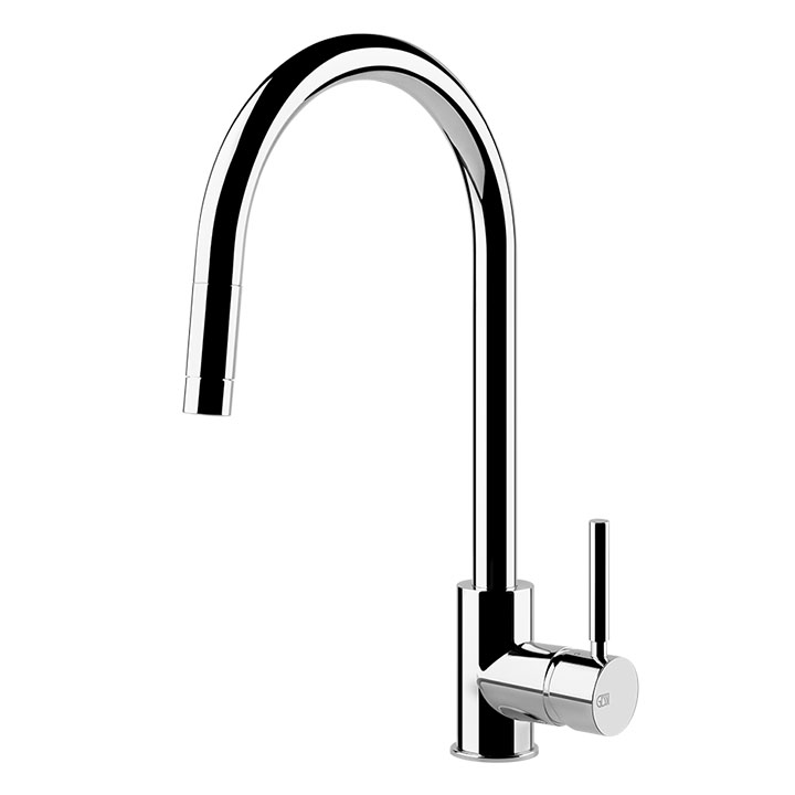 Gessi miscelatore con doccetta estraibile Neutron 17120 031