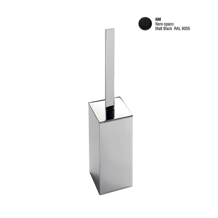 Colombo portascopino d'appoggio nero opaco B1606 NM