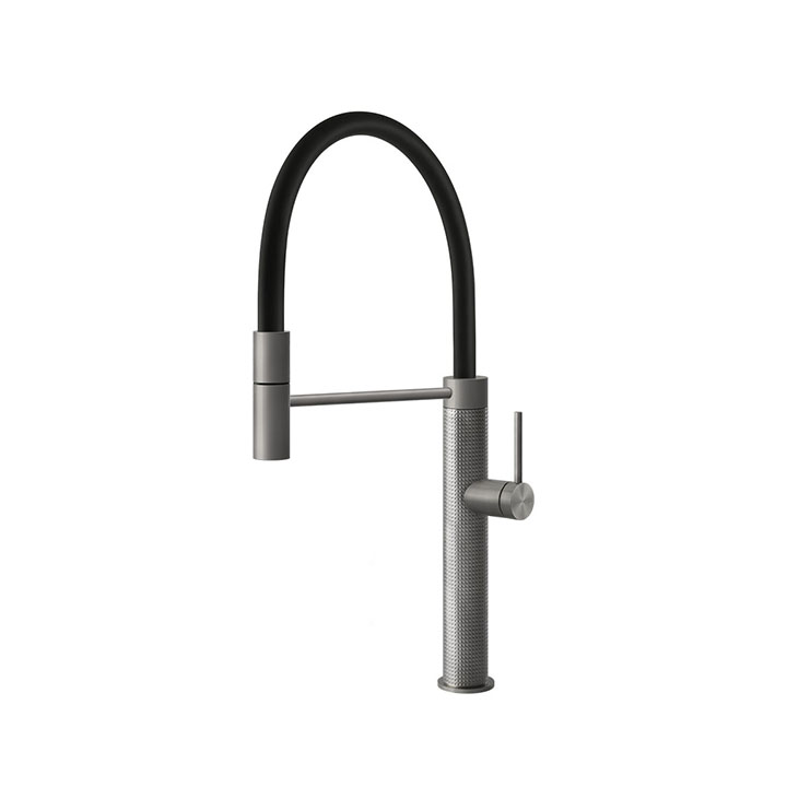 Gessi miscelatore con doccetta in varie finiture 316 Kitchen Cesello 60014