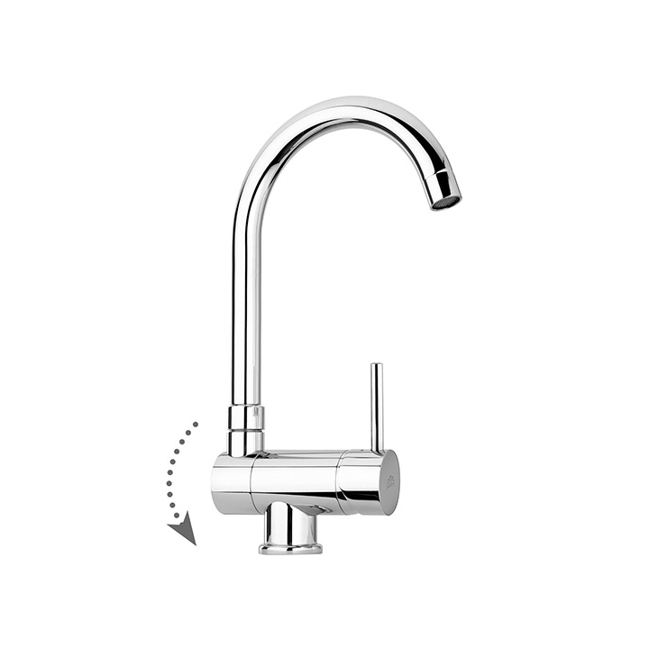PAFFONI miscelatore lavello sottofinestra STICK SK189CR