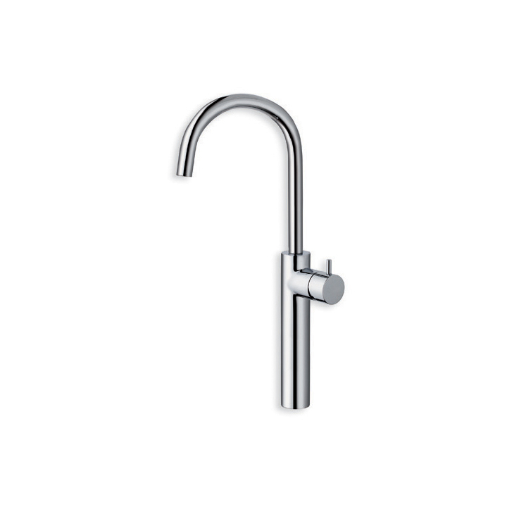 Cristina Mix monoc. Tall lavabo, scarico Up&Down Serie Tricolore Verde TV 249