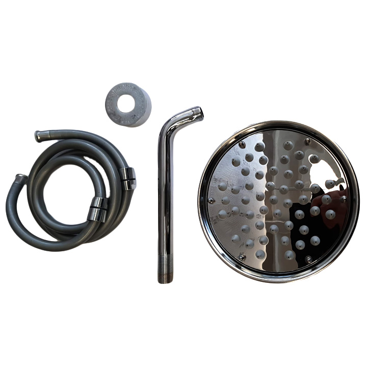 AGAPE KIT SOFFIONE+BRACCIO DOCCIA+FLESSIBILE